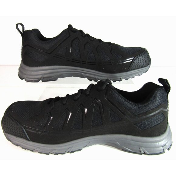 Skechers Malad Shoes Mens Size 10.5Black Composite Toe Work Safety Utility 77535 - Picture 4 of 11